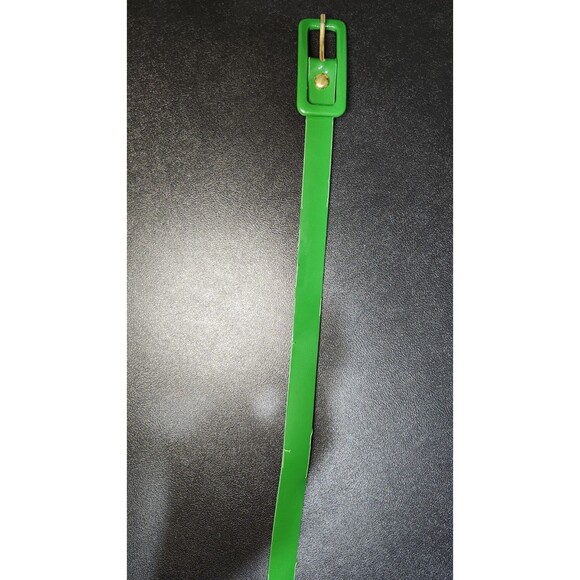 Vintage 80s Danny & Nicole Psychedelic Floral Cocktail Dress Size 10 Green Belt - Picture 13 of 15